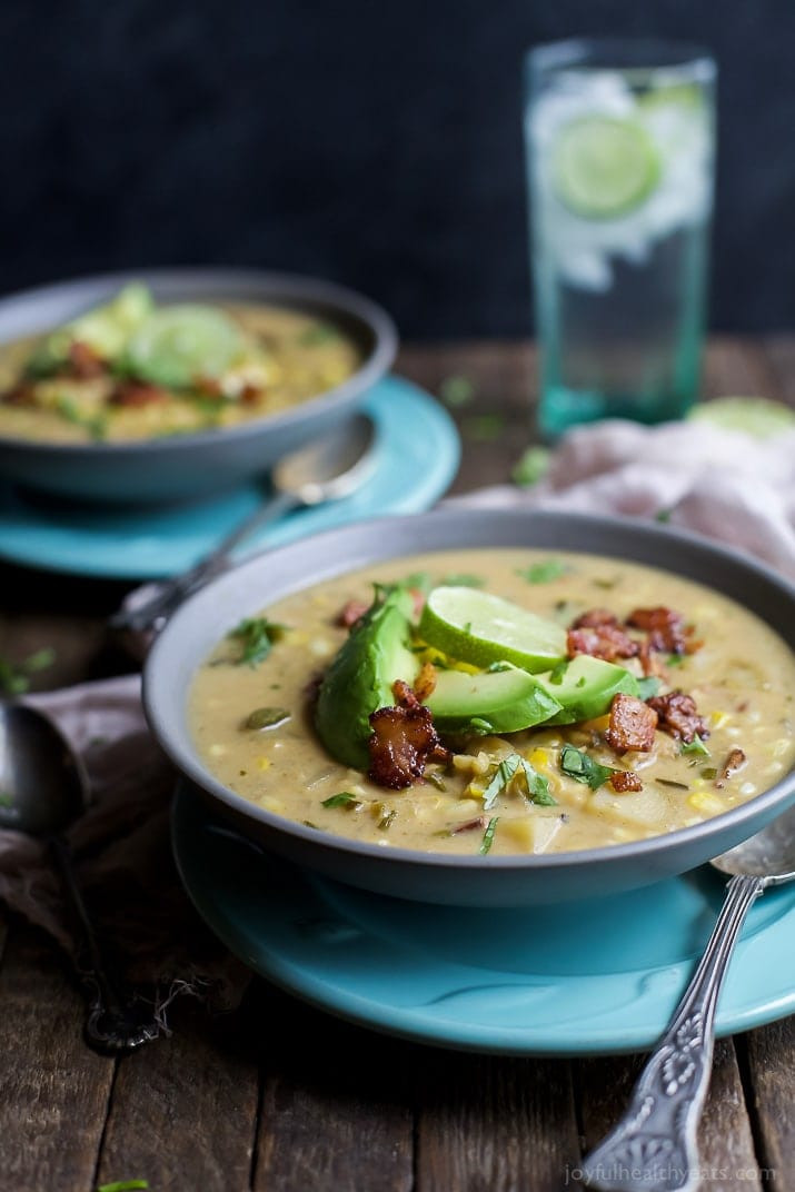 Crockpot Potato Soup Healthy
 Crock Pot Potato Corn Chowder with Roasted Poblanos