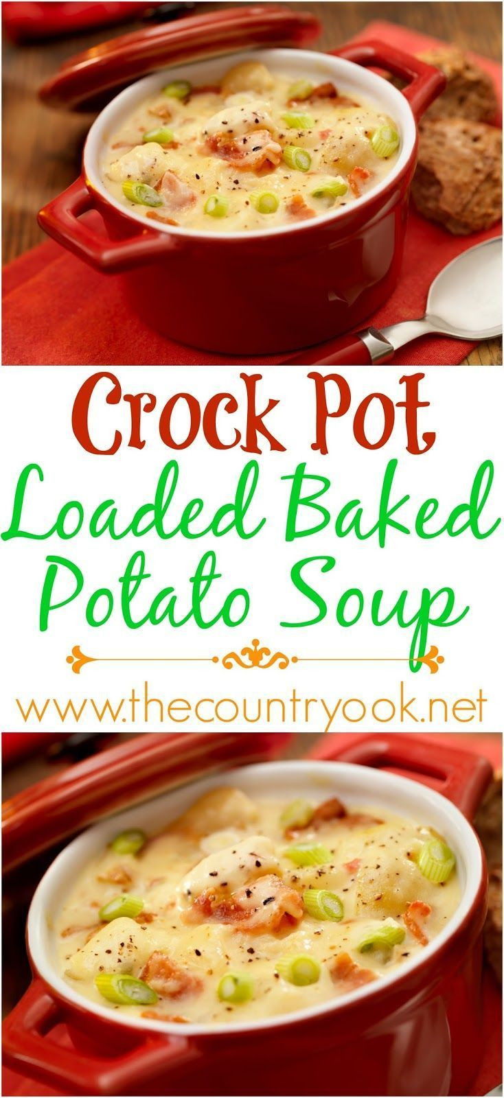 Crockpot Potato Soup Healthy
 311 best fort Food images on Pinterest