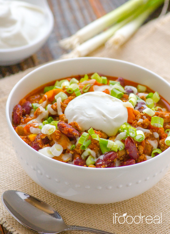 Crockpot Turkey Chili Healthy
 Top 10 Turkey Chili Recipes RecipePorn