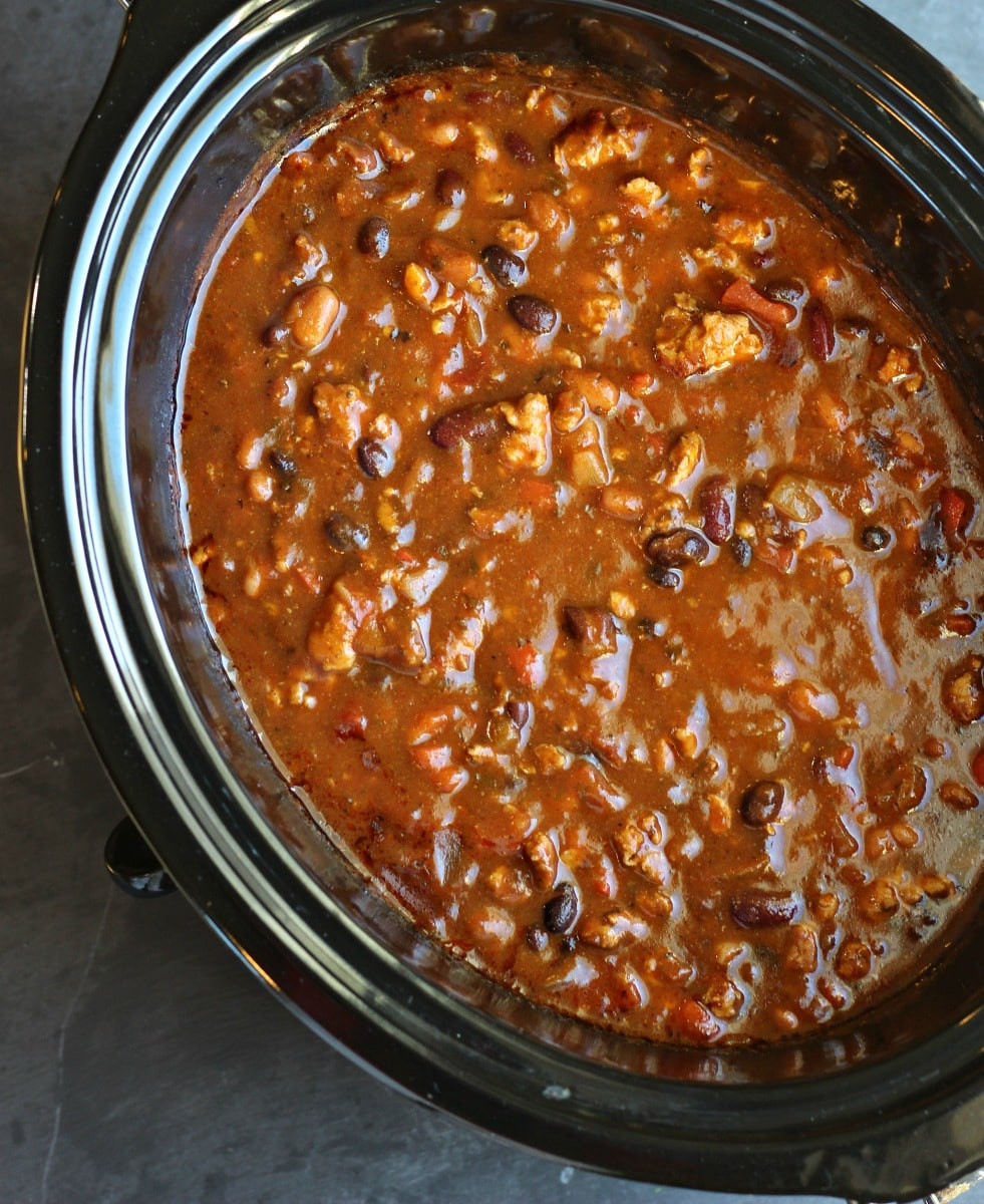 Crockpot Turkey Chili Healthy
 Slow Cooker Turkey Chili