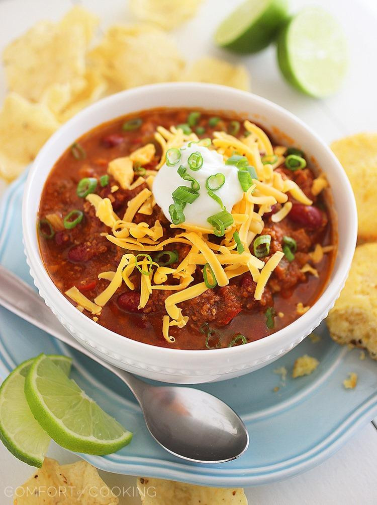 Crockpot Turkey Chili Healthy
 Slow Cooker Turkey Chili