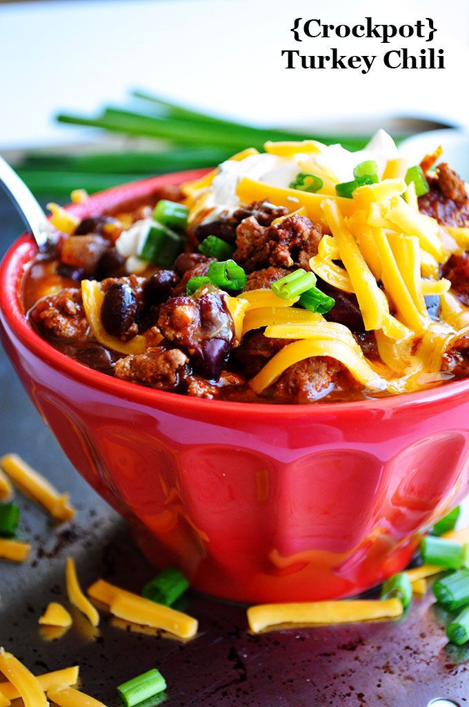 Crockpot Turkey Chili Healthy
 25 best ideas about Crockpot Turkey Chili on Pinterest