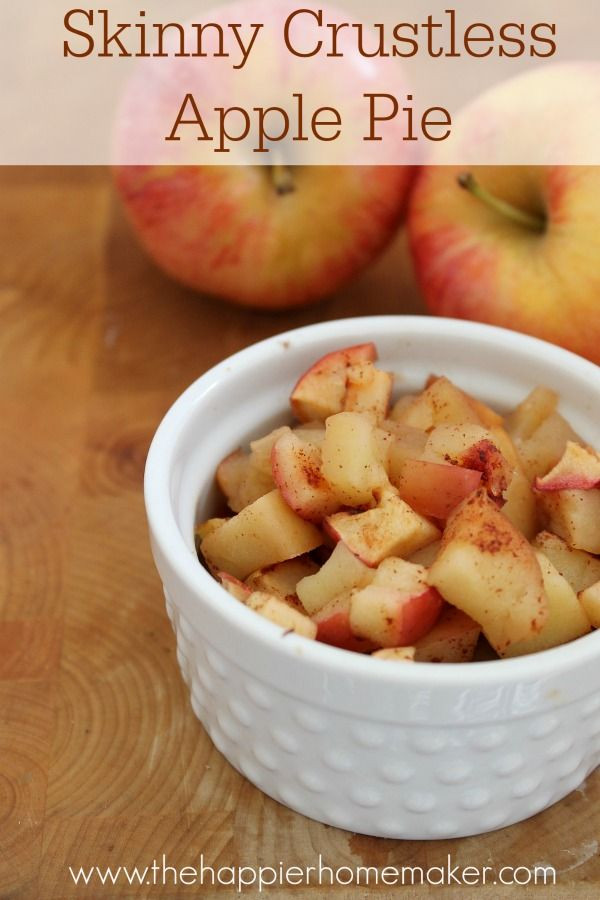 Crustless Apple Pie Healthy
 Skinny Apple Pie this crustless apple pie is the perfect