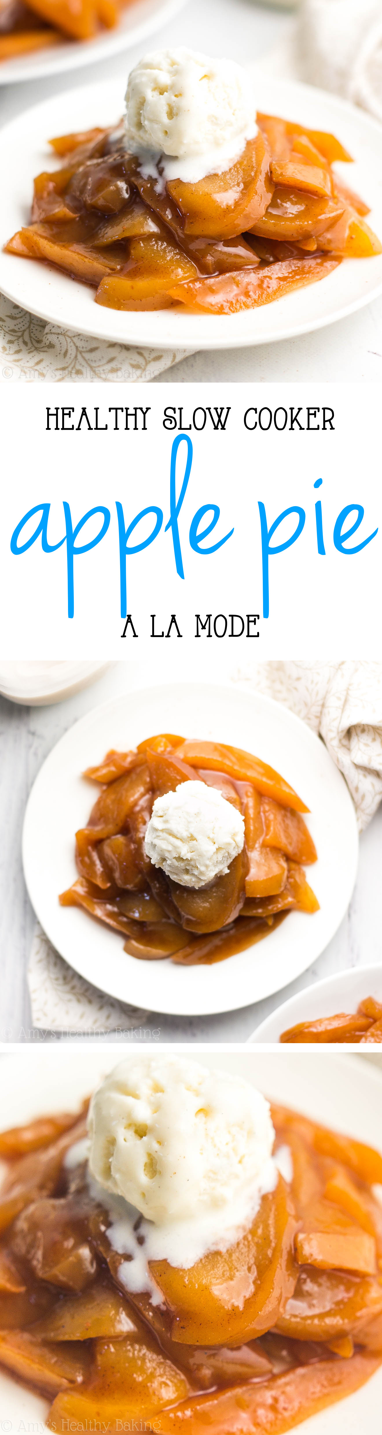 Crustless Apple Pie Healthy
 Healthy Slow Cooker Crustless Apple Pie à la Mode