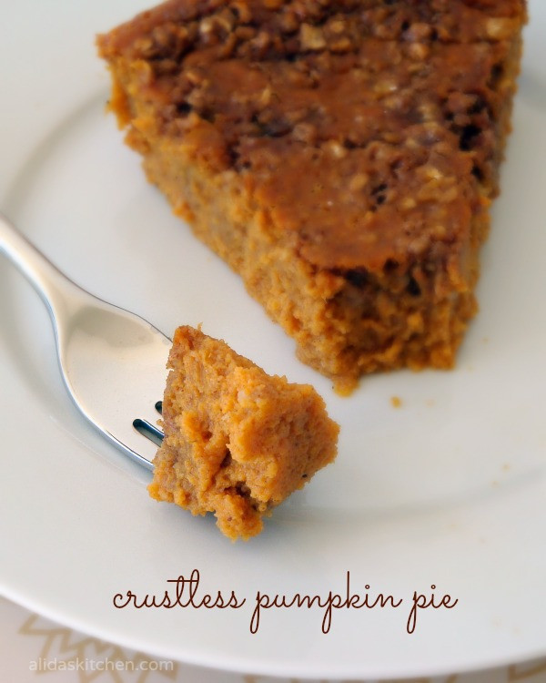 Crustless Pumpkin Pie Healthy
 Crustless Pumpkin Pie