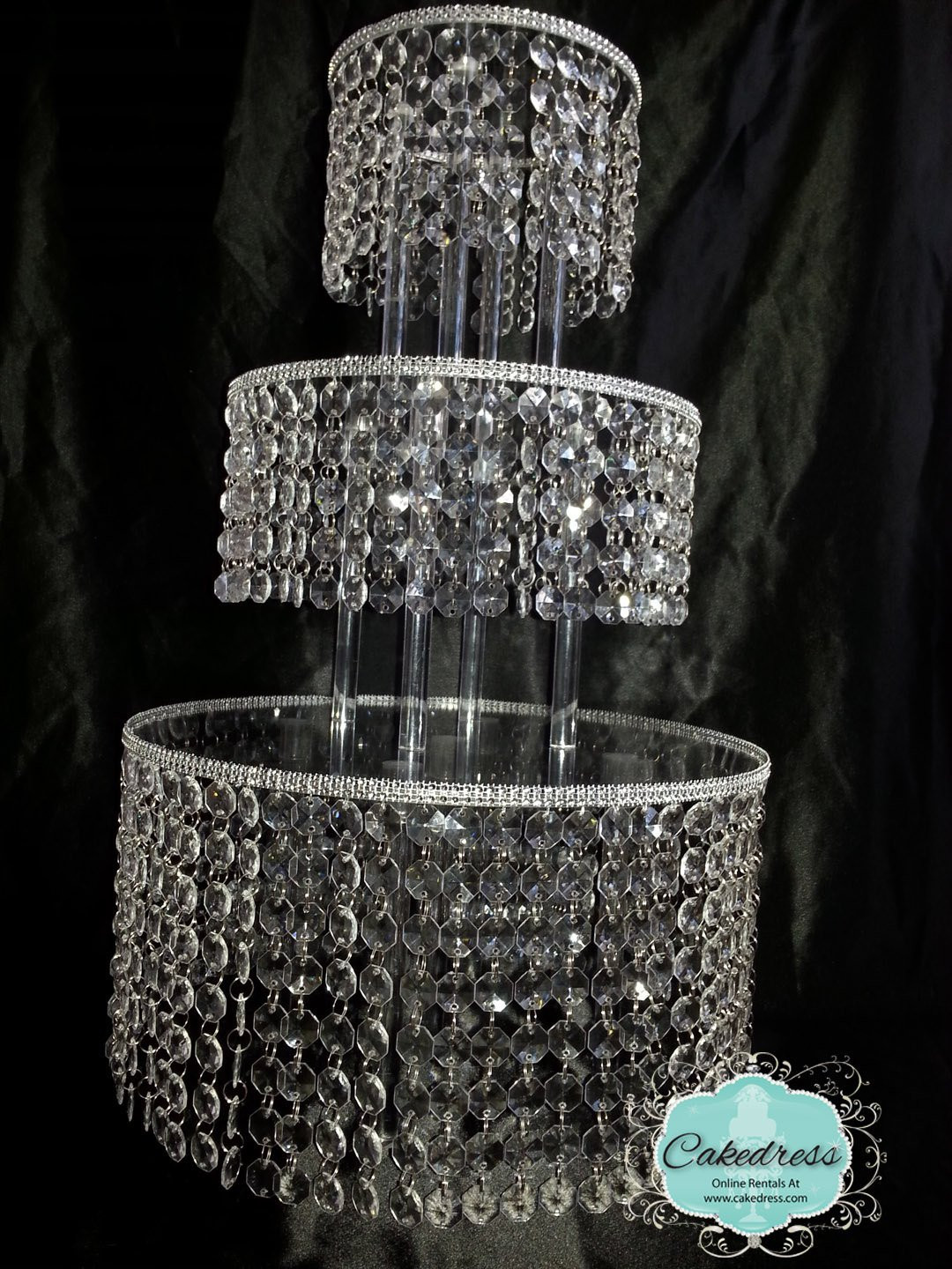 Crystal Cake Stands For Wedding Cakes
 Crystal Wedding Cake Stand 5 Tier by CakeDress on Etsy