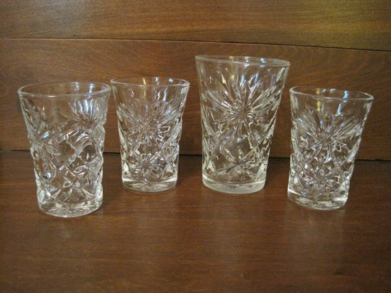 Crystal Wedding Oats
 Anchor Hocking Early American Prescut Glassware by