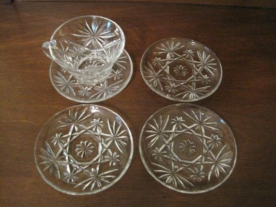Crystal Wedding Oats
 Anchor Hocking Early American Prescut Glassware