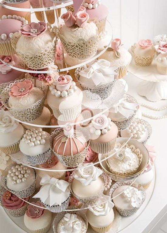 Cup Cake Wedding Cakes
 25 Delicious Wedding Cupcakes Ideas We Love