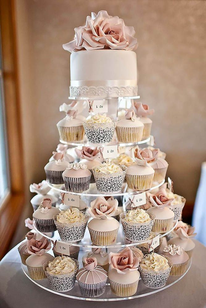 Cup Cake Wedding Cakes
 45 Totally Unique Wedding Cupcake Ideas