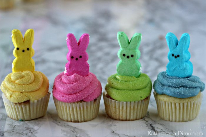 Cupcake Easter Desserts
 Peeps Cupcakes Easy Easter Cupcakes Easter Dessert Recipes