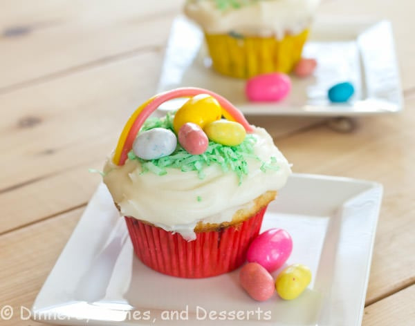 Cupcake Easter Desserts
 Easter Basket Cupcakes