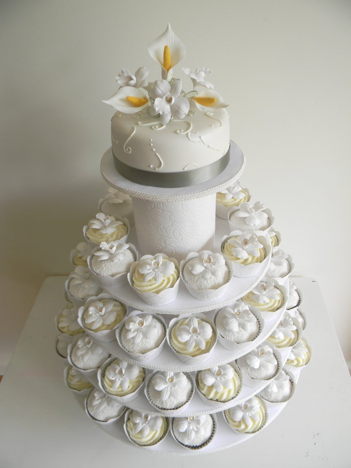 Cupcake Wedding Cakes
 Just call me Martha Celia & Istvan s wedding cake & cupcakes