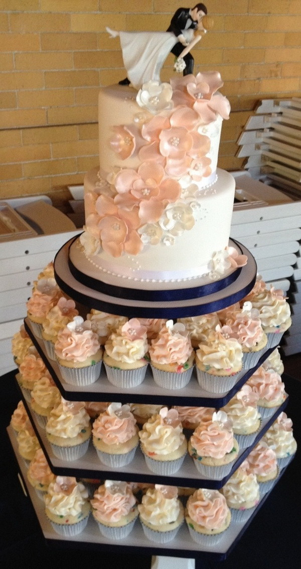 Cupcake Wedding Cakes the Best Cupcake Wedding Cakes
