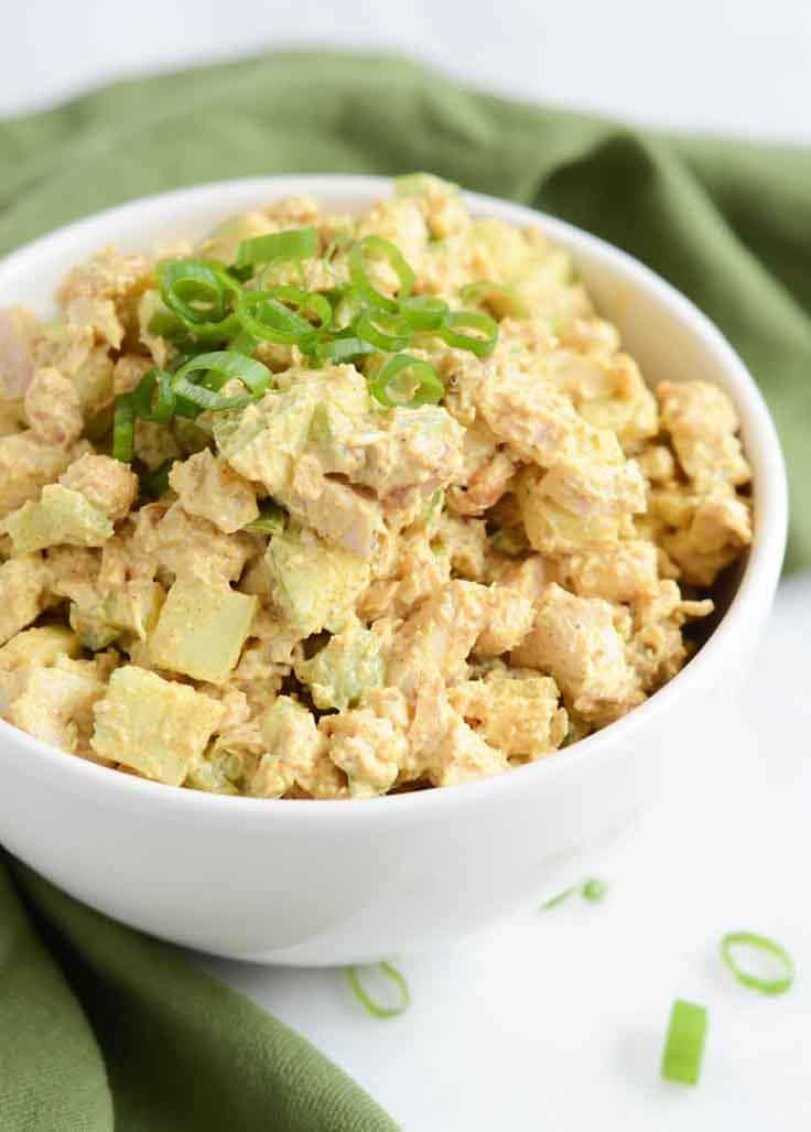Curried Chicken Salad Healthy
 Healthy Curry Chicken Salad With Apples