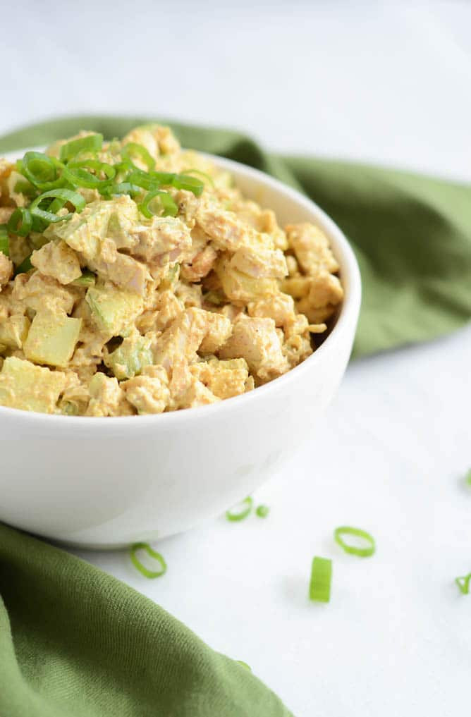 Curried Chicken Salad Healthy
 Healthy Curried Chicken Salad with Apples