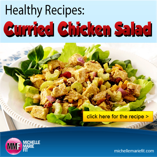 Curried Chicken Salad Healthy
 Healthy Recipes Curried Chicken Salad Michelle Marie Fit