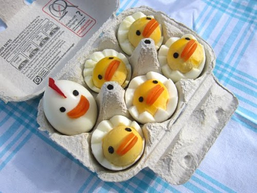 Cute Deviled Eggs For Easter
 Cute Deviled Egg Chicks for an Easter Spring Table – and