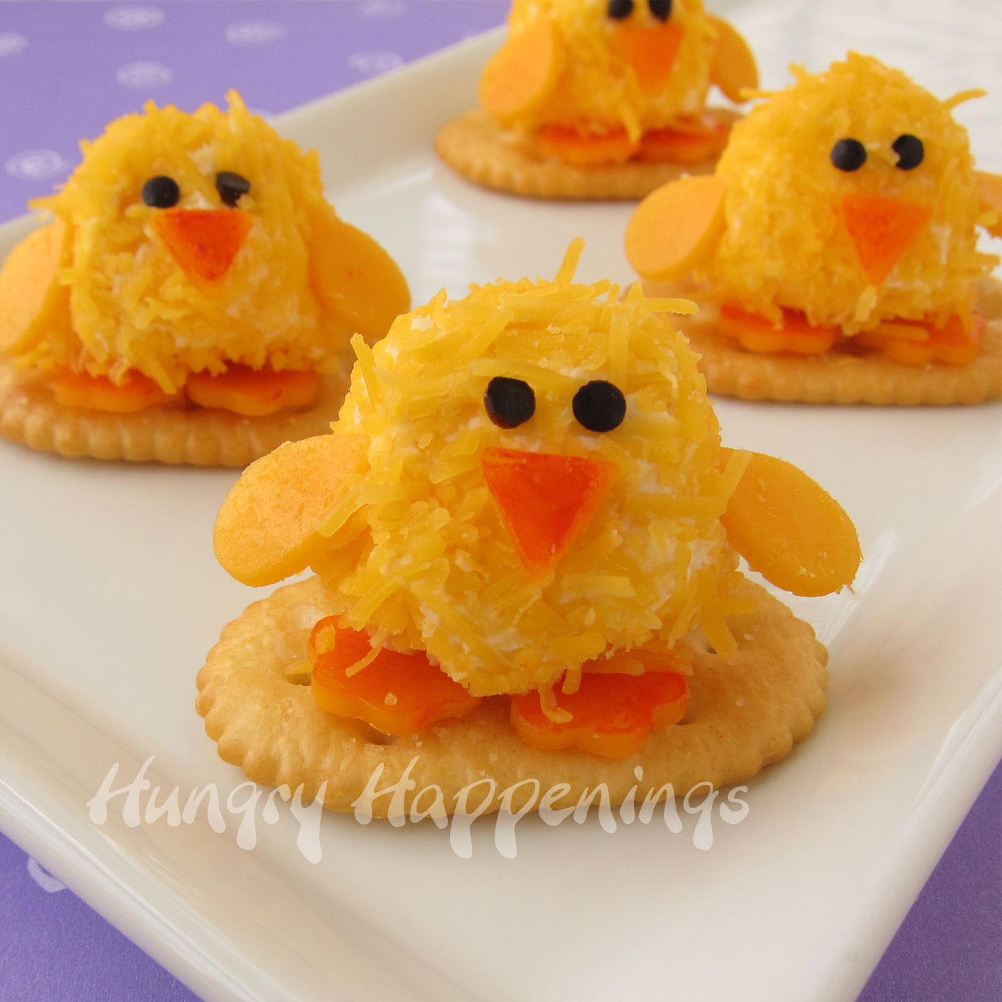 Cute Easter Appetizers
 Easter Appetizers Baby Chick Cheese Balls are so CUTE