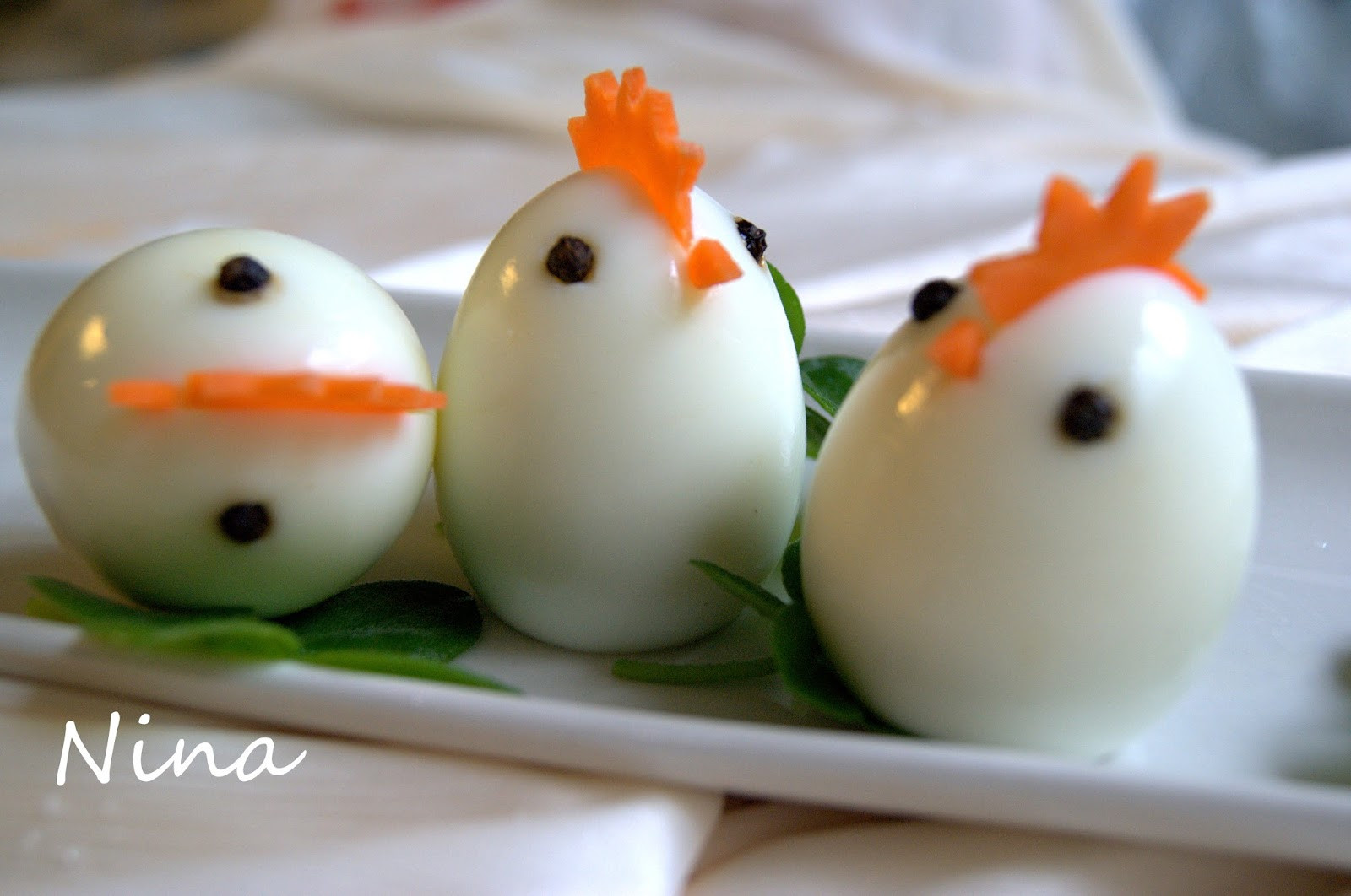 Cute Easter Appetizers
 NINA S RECIPES CUTE EGGS APPETIZER EASTER IS