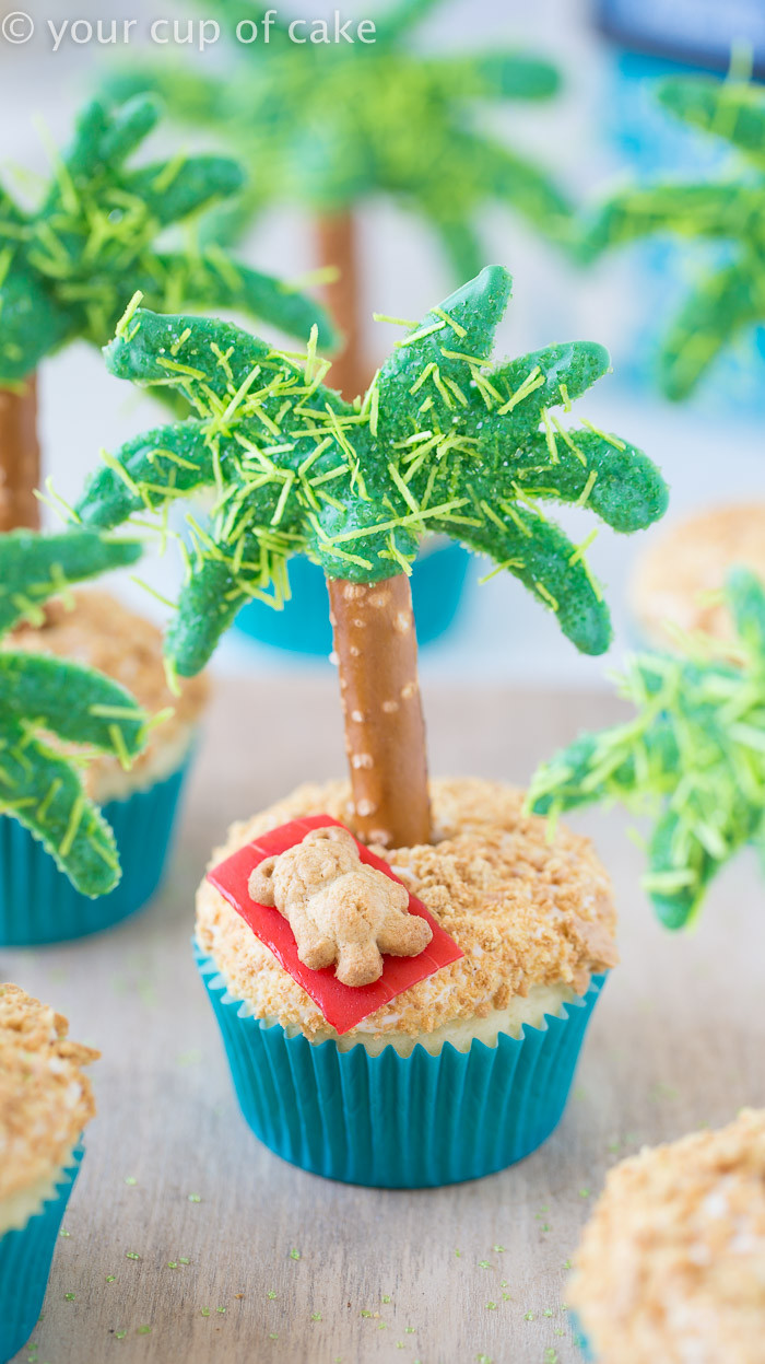 Cute Summer Desserts
 Palm Tree Cupcakes Your Cup of Cake