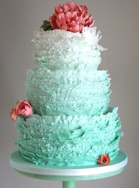 Cute Wedding Cakes
 54 Cute Ruffle Wedding Cakes To Excite You