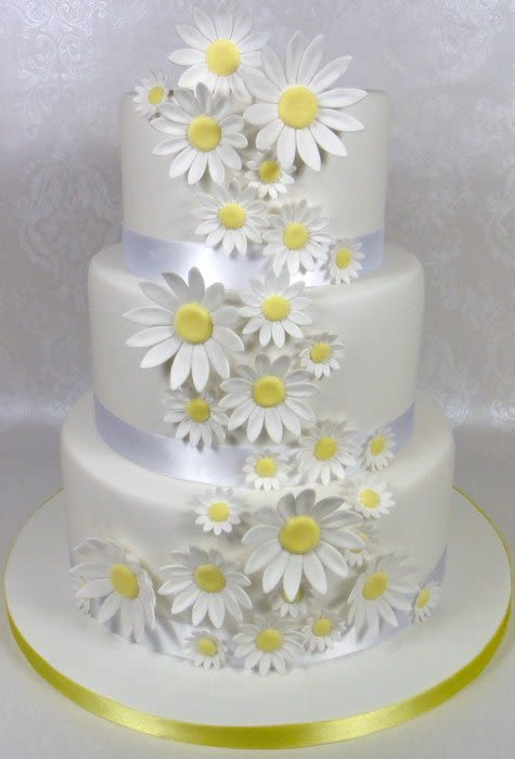 Daisy Wedding Cakes
 Daisy Wedding Cake Cake by Fancy Cakes by Linda CakesDecor