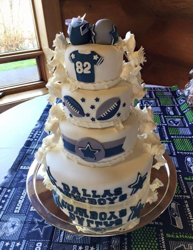 Dallas Wedding Cakes
 Dallas Cowboys Wedding Dress
