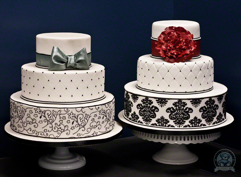 Damask Wedding Cakes
 Damask Wedding Cake Gainesville Florida