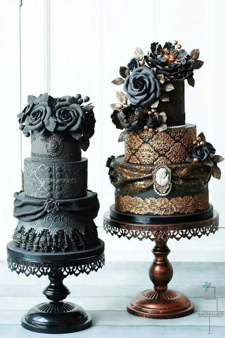 Dark Wedding Cakes
 Top Wedding Trends for 2016 Chic Vintage Brides