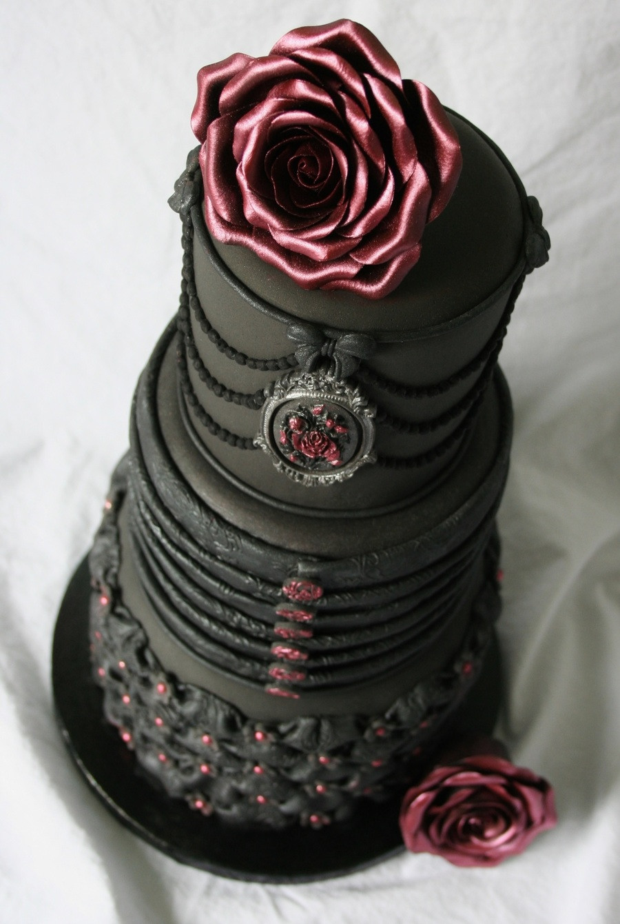 Dark Wedding Cakes
 Gothic Wedding Cake CakeCentral