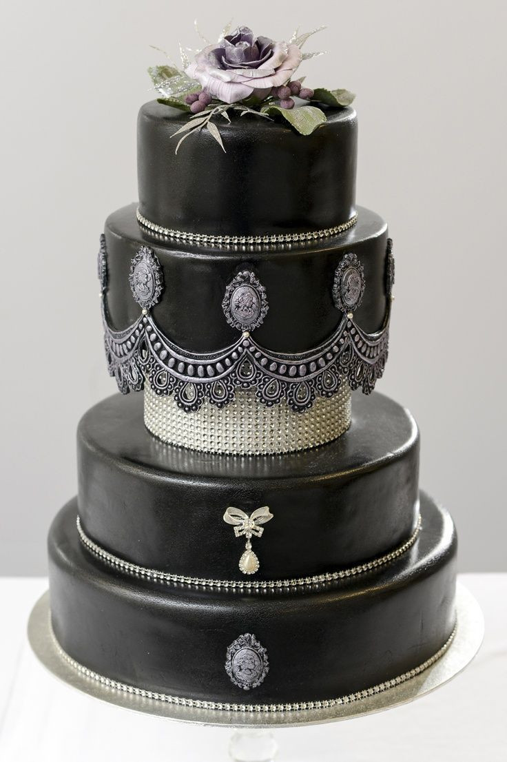 Dark Wedding Cakes
 17 Best images about Unique Wedding Cakes on Pinterest