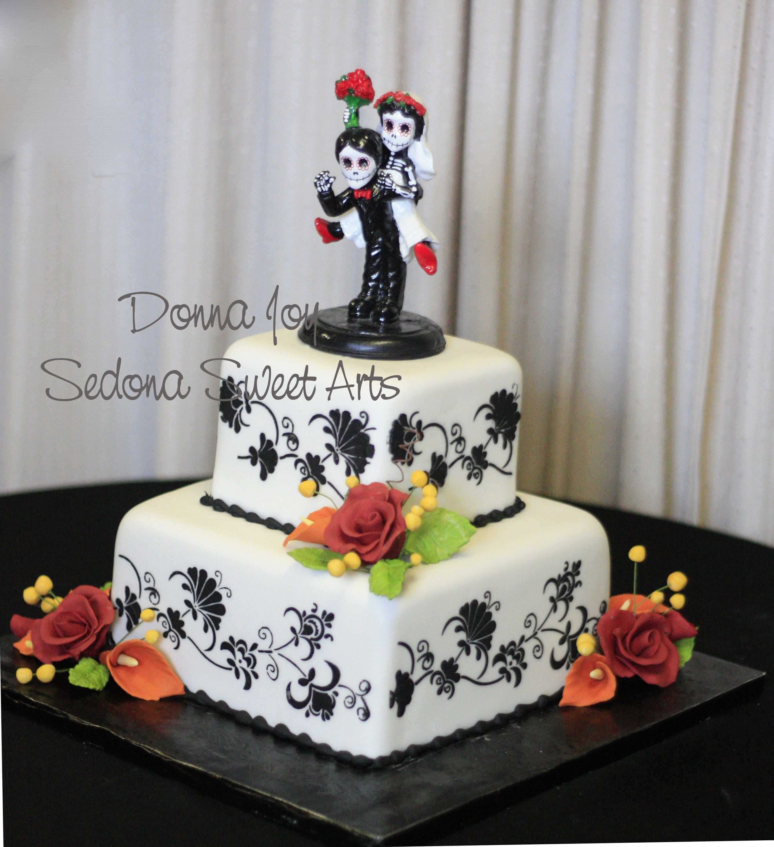 Day Of The Dead Wedding Cakes
 gluten free – Sedona Wedding Cakes