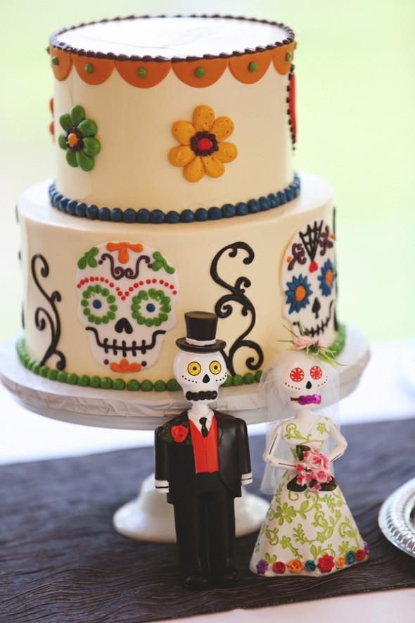 Day Of The Dead Wedding Cakes
 Day The Dead Wedding Rustic Wedding Chic