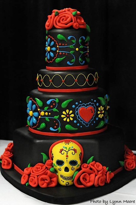 Day Of The Dead Wedding Cakes
 Cake Wrecks Home Sunday Sweets Dia de los Muertos