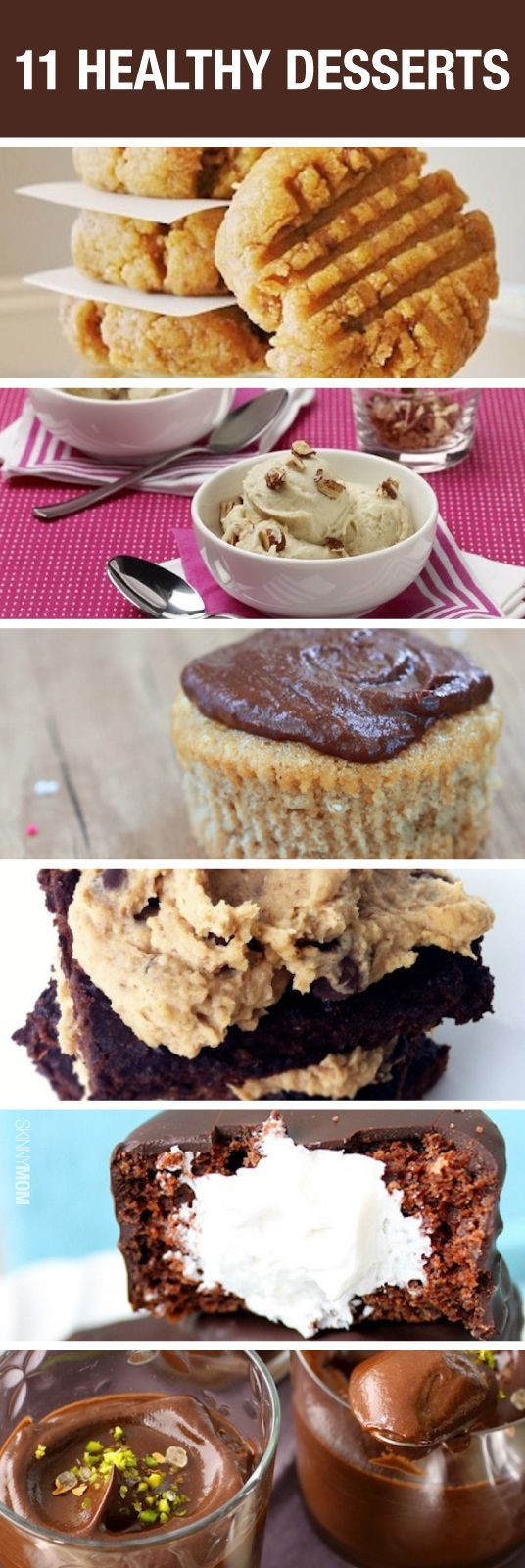 Delicious Healthy Desserts
 Mom Happy and Cookies on Pinterest