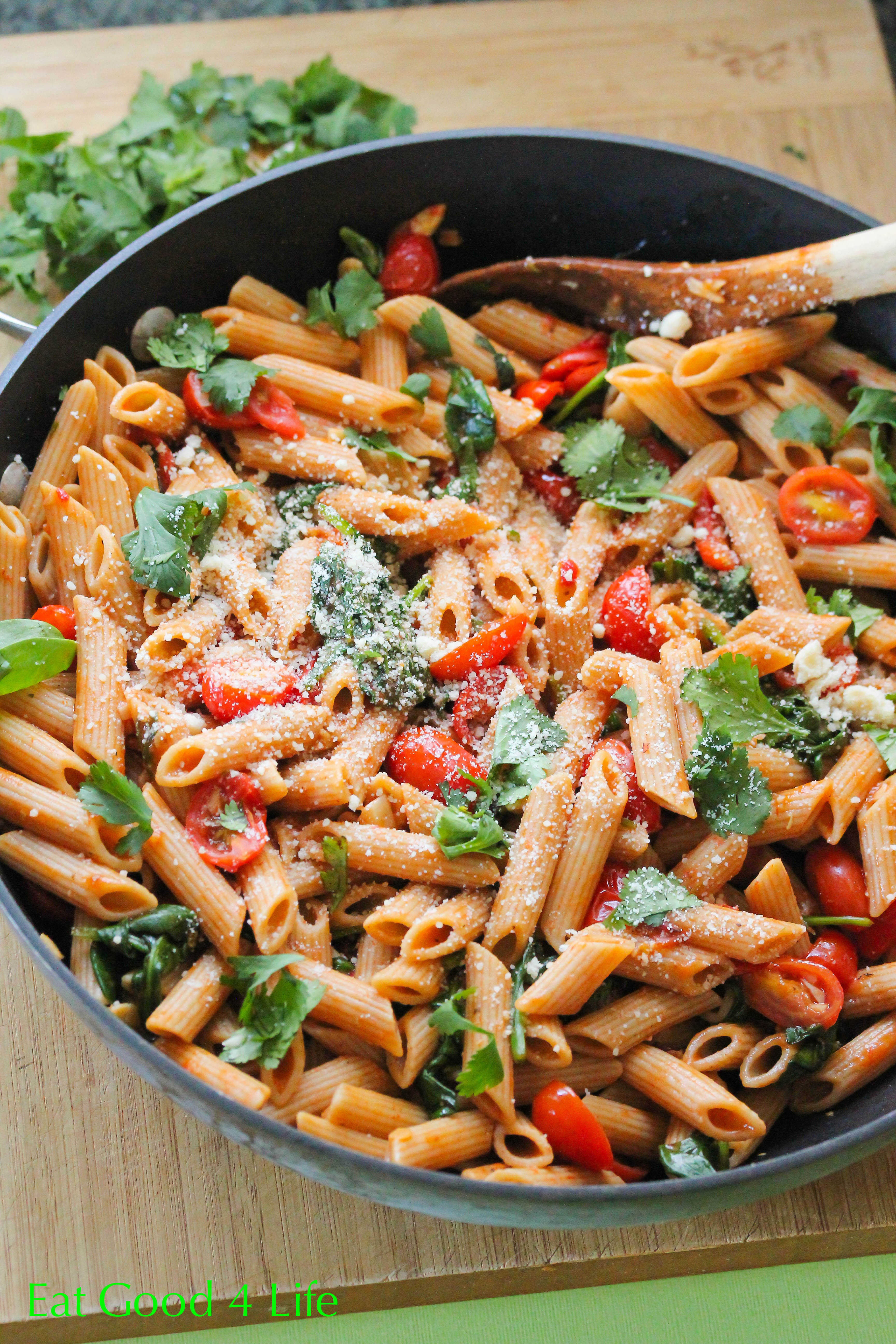 Delicious Healthy Dinner Recipes
 Fire roasted tomato pasta