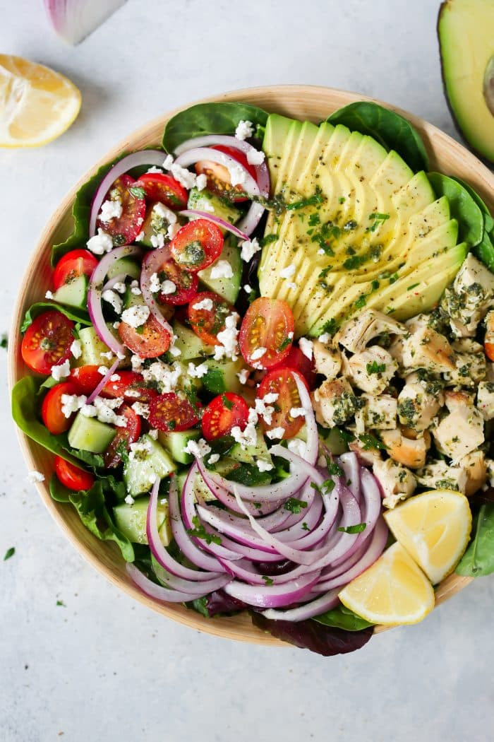 Delicious Healthy Salads
 Pesto Chicken Salad Recipe Primavera Kitchen