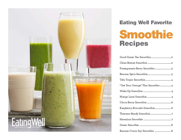 Delicious Healthy Smoothie Recipes
 14 Delicious and Healthy Smoothie Recipes