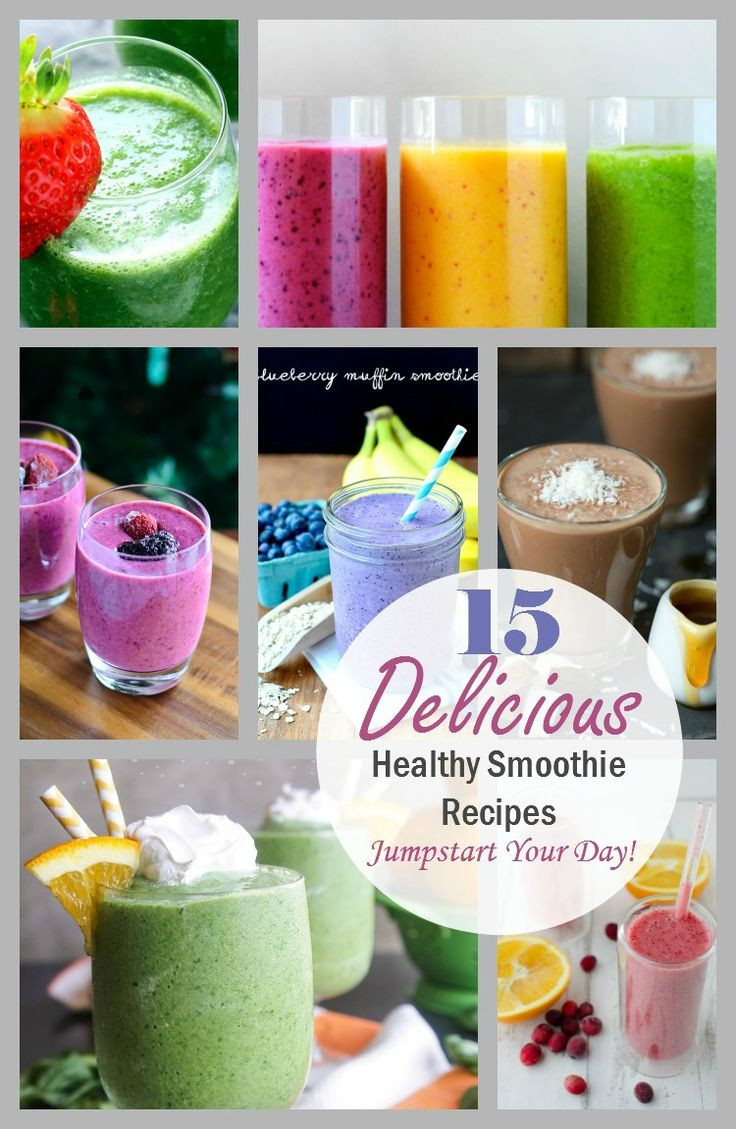 Delicious Healthy Smoothie Recipes
 15 Delicious Healthy Smoothie Recipes to help you jump