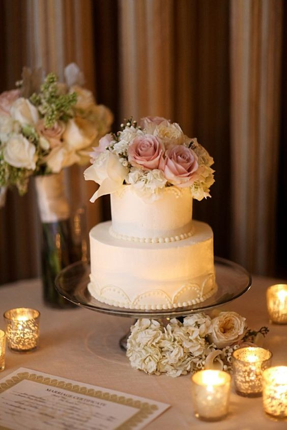 Delicious Wedding Cakes
 Wedding 2 Tier Cake Inspiration – WeddCeremony