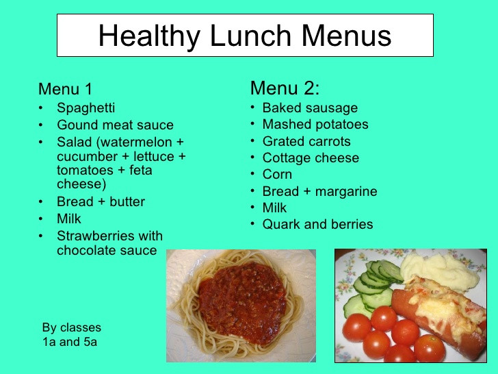 Denny'S Healthy Breakfast Menu
 Healthy Breakfast and Lunch Menus from Finland