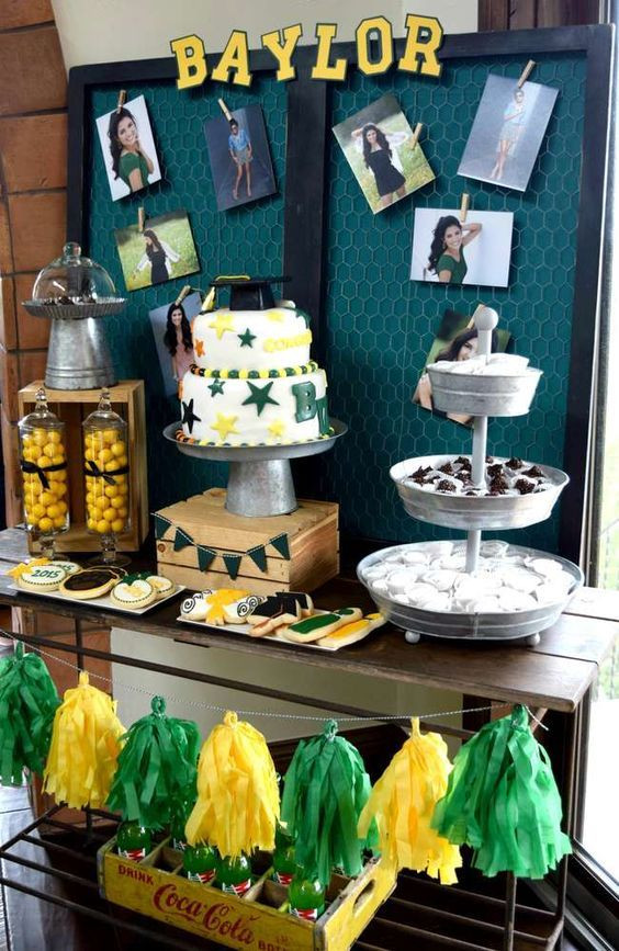 Desserts For Graduation Parties
 Baylor University Graduation End of School Party Ideas