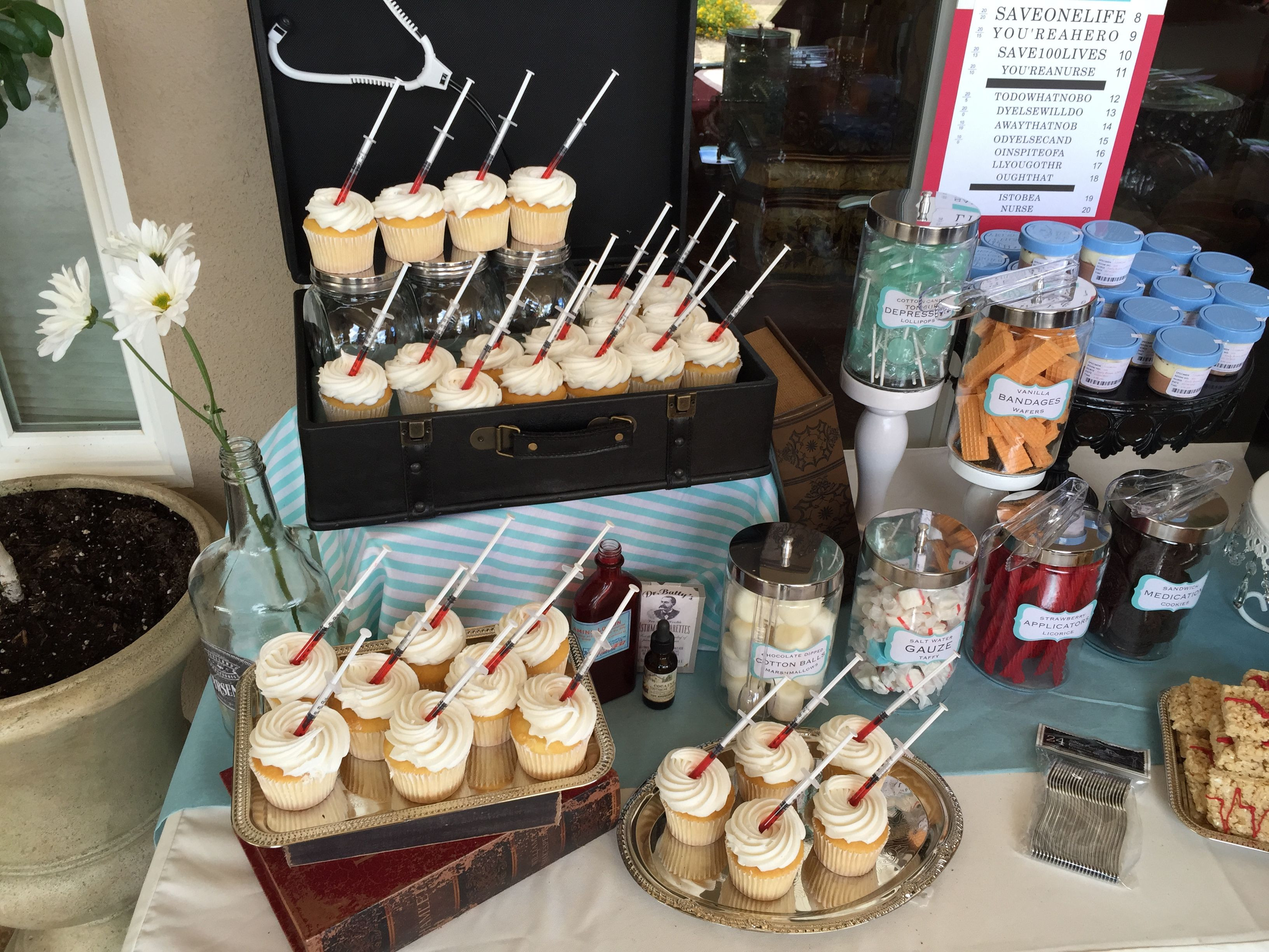 Desserts For Graduation Parties
 Nurse Practitioner Graduation Party Dessert Table