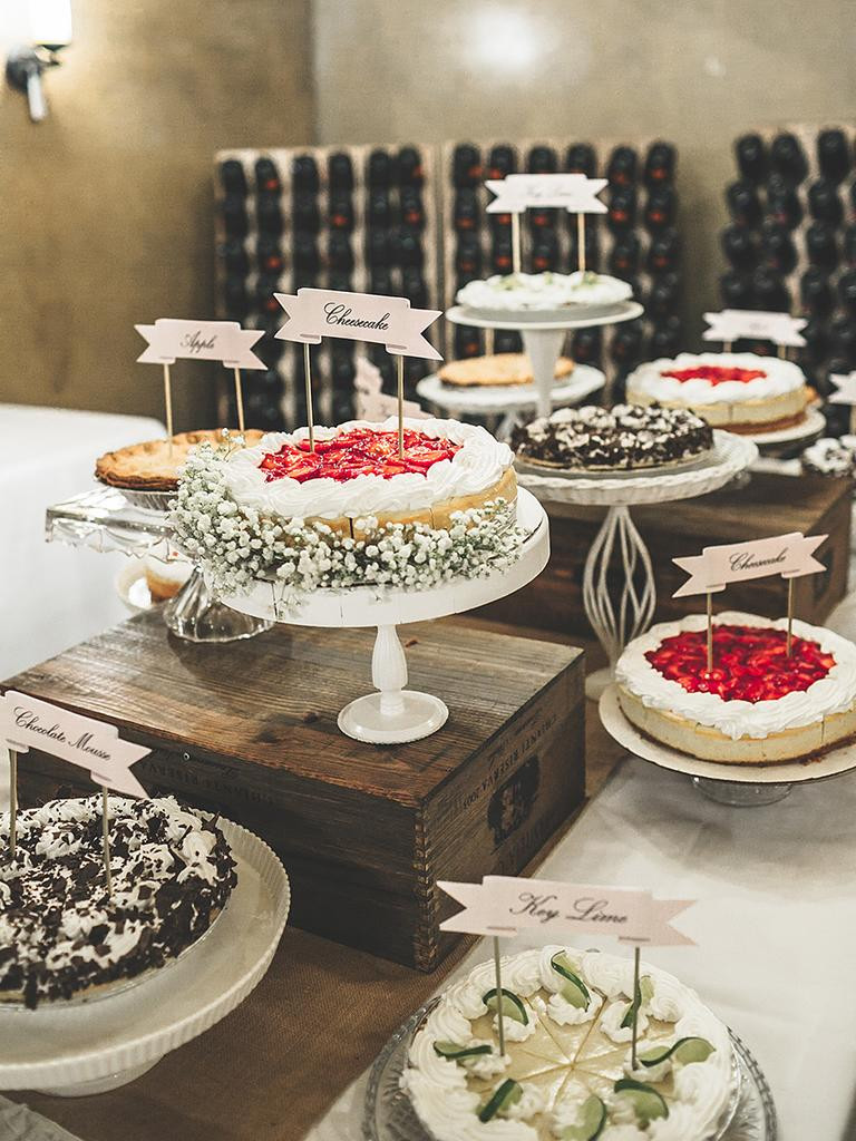 Desserts For Wedding Receptions
 20 Creative Wedding Dessert Buffet Ideas
