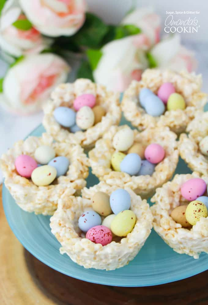 Desserts Recipes For Easter
 Rice Krispie Nests a quick and easy no bake Easter treat