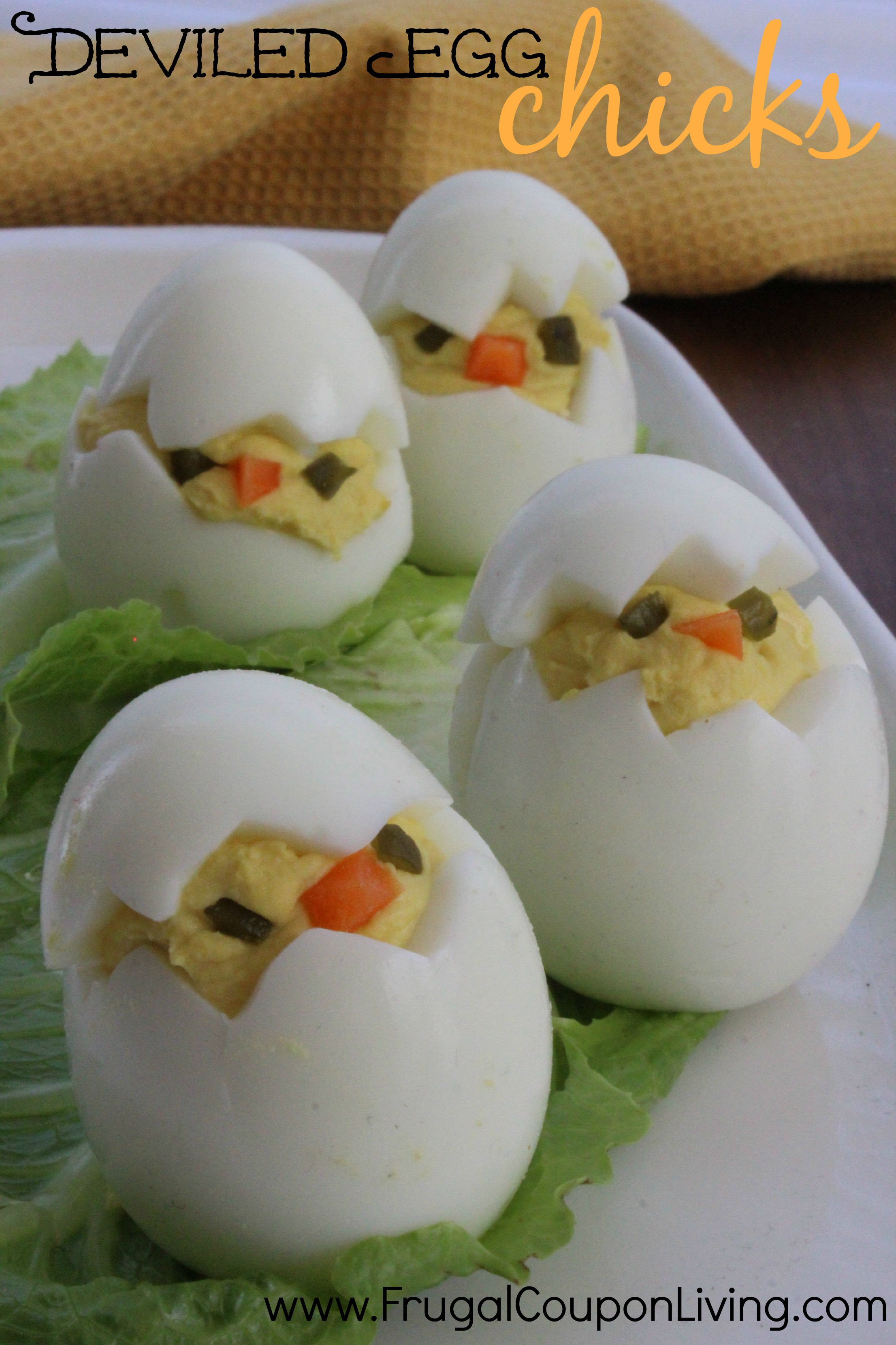 Deviled Eggs For Easter
 Easter Deviled Egg Chicks Recipe Twist on the Norm