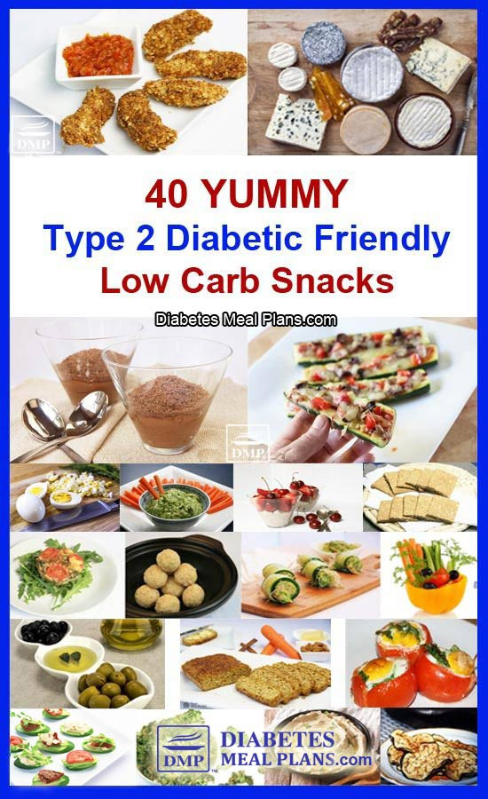 Diabetics Healthy Snacks
 40 Low Carb Snacks for Diabetics