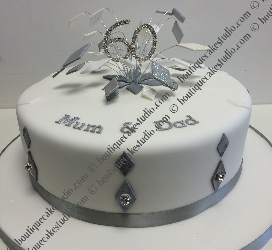 Diamond Wedding Cakes
 Cake Maker Upminster PME Diploma Es Cake Supplies