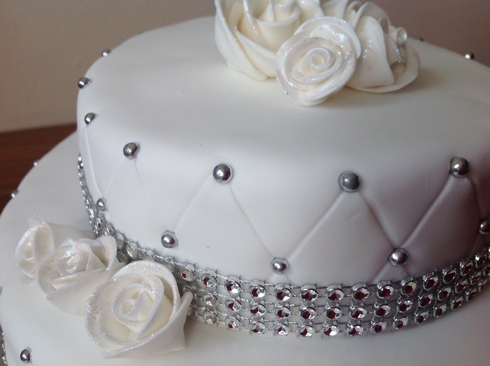 Diamonds Wedding Cakes
 Diamond Anniversary Cake